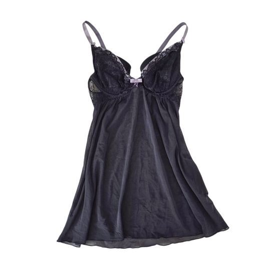 2000s vintage 00s coquette dark dollette kinderwhore lace top babydoll