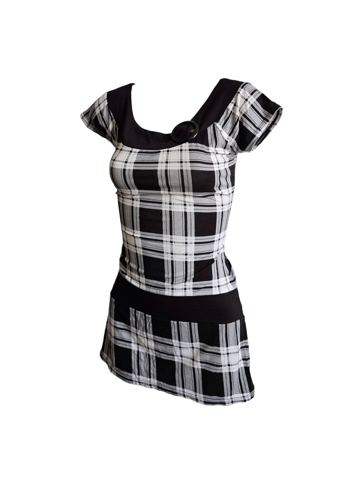 00s vintage softgrunge plaid dress - zimfriperie