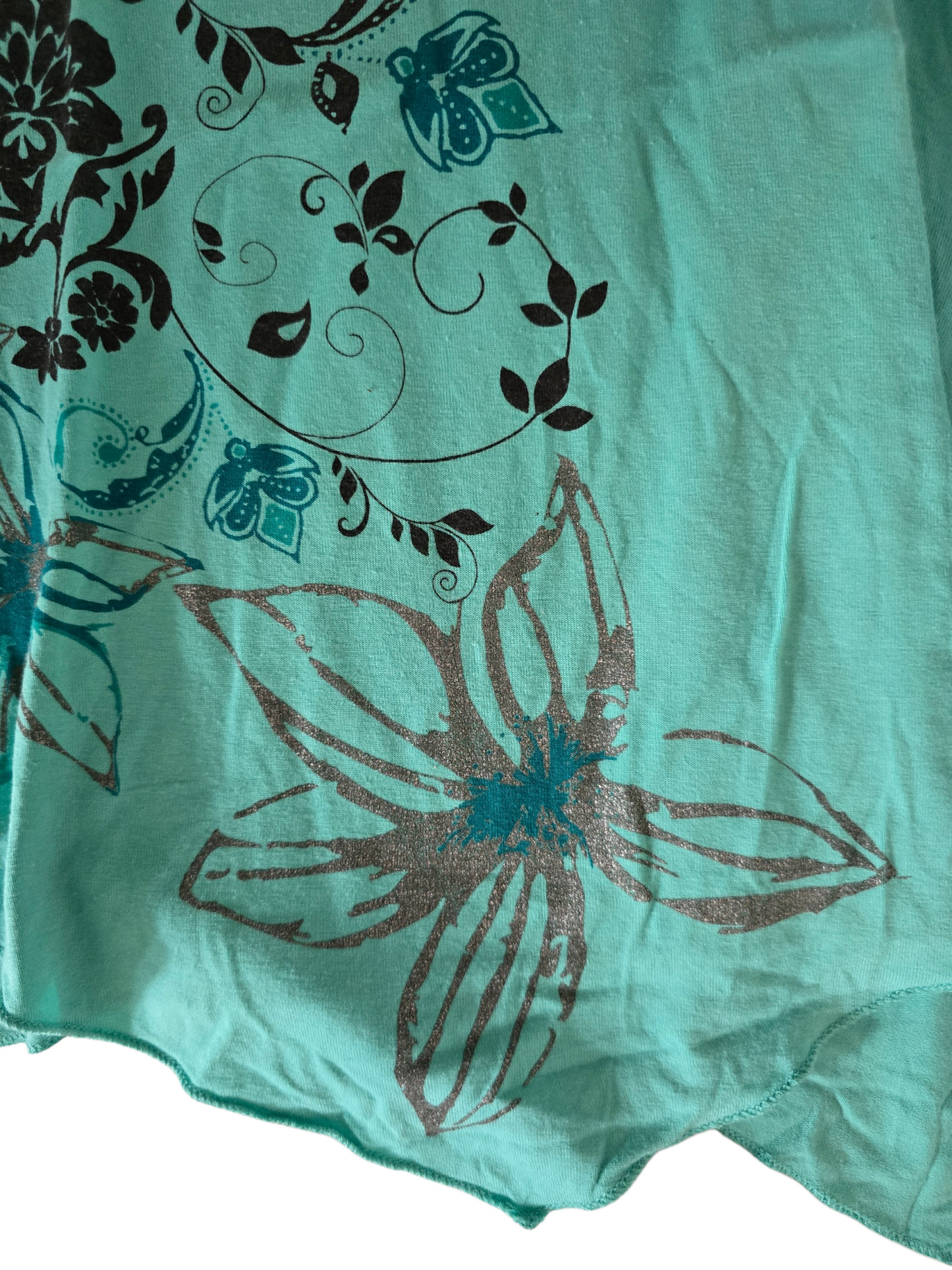 2000s vintage fairy bro hoe teal asymetric dress