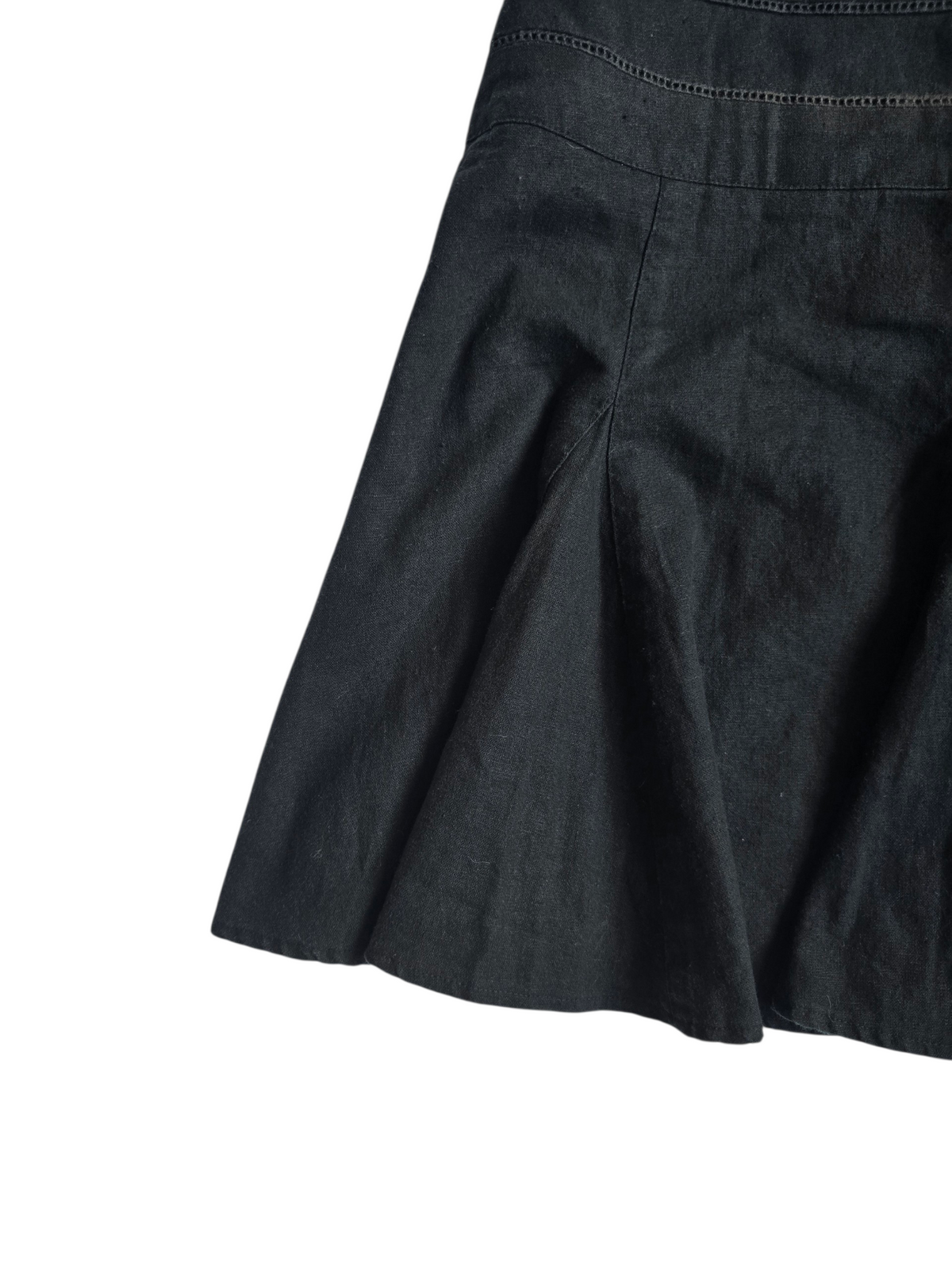 2000s vintage downtown girl pleated low-rise skirt