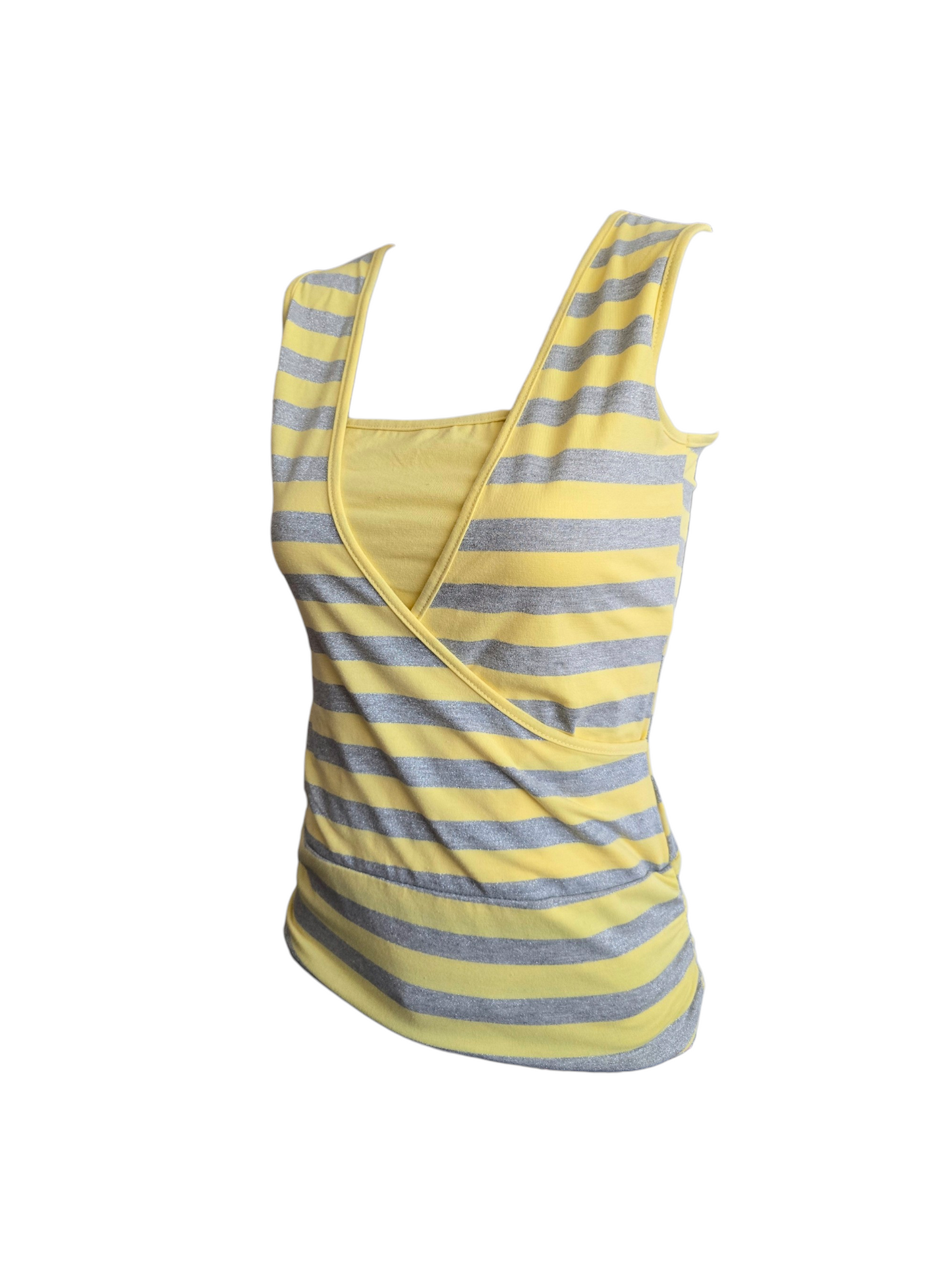 2000s vintage indie sleaze striped slouchy top - zimfriperie
