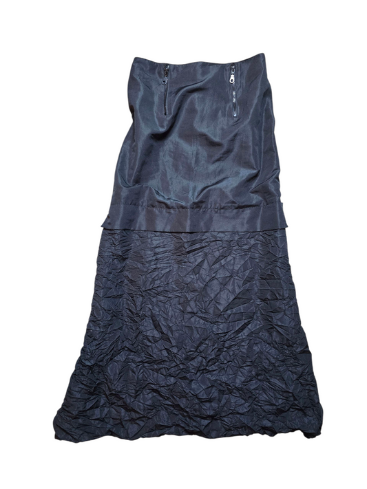 00s vintage dark coquette long skirt