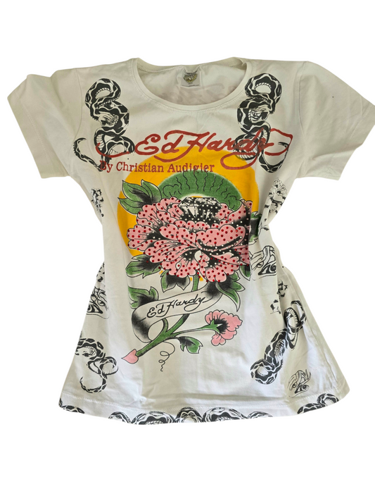 2000s vintage Ed Hardy tshirt - zimfriperie