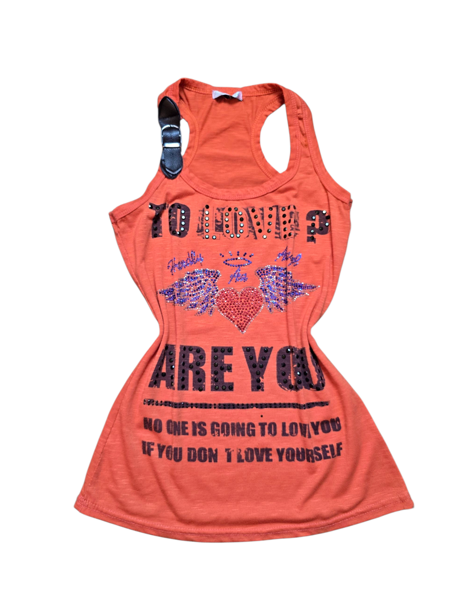 00s vintage softgrunge rhinestone top - zimfriperie