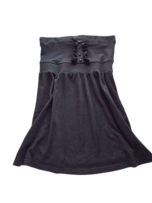 00s vintage indie sleaze flirtatious strapless dress