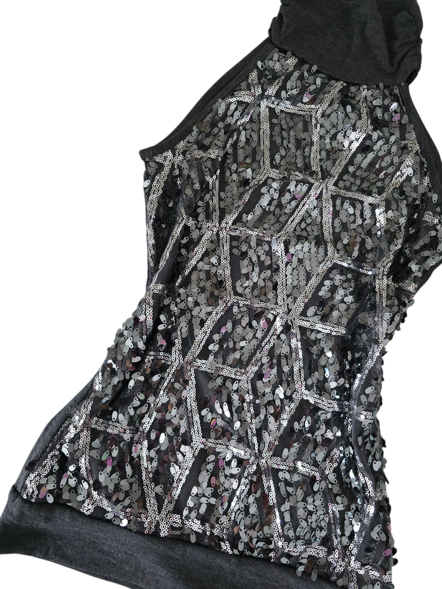 Y2k vintage indie sleaze sequin top