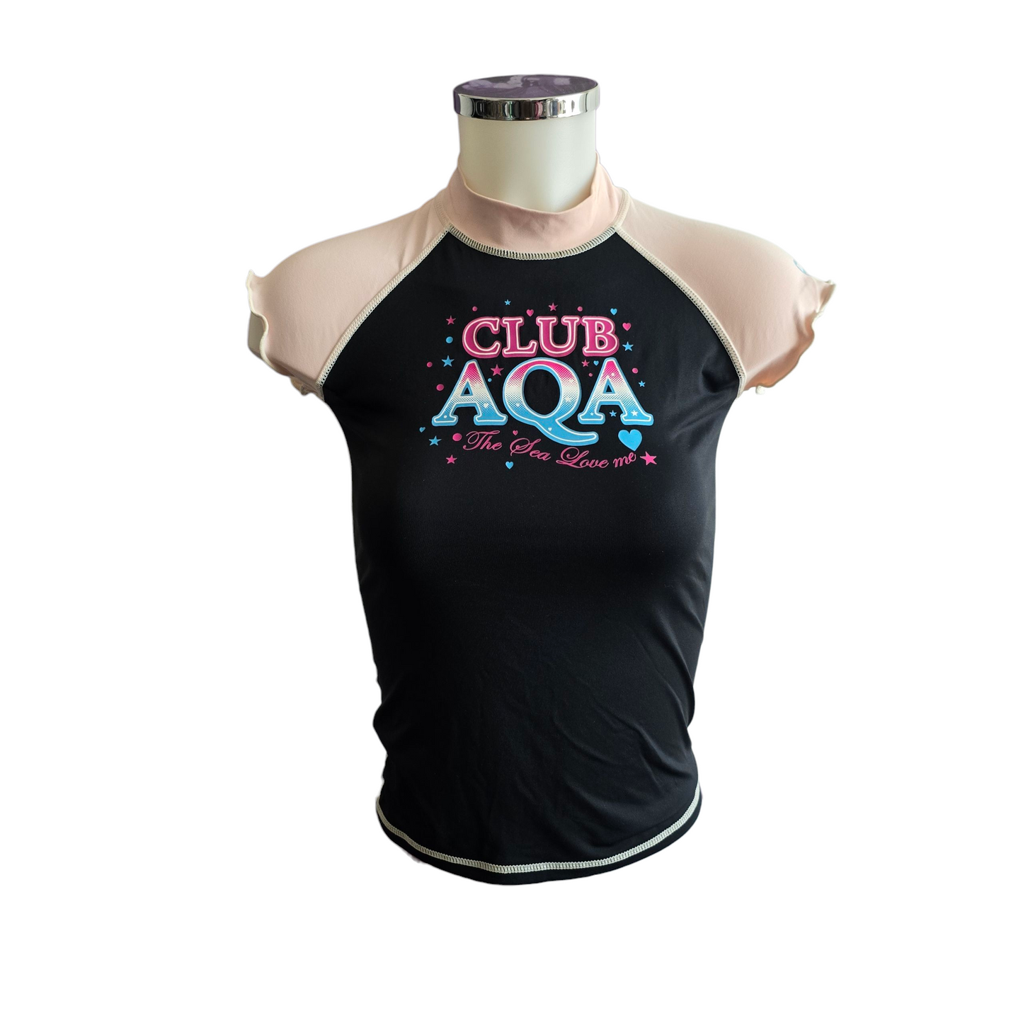 Y2k vintage surfwear girly top