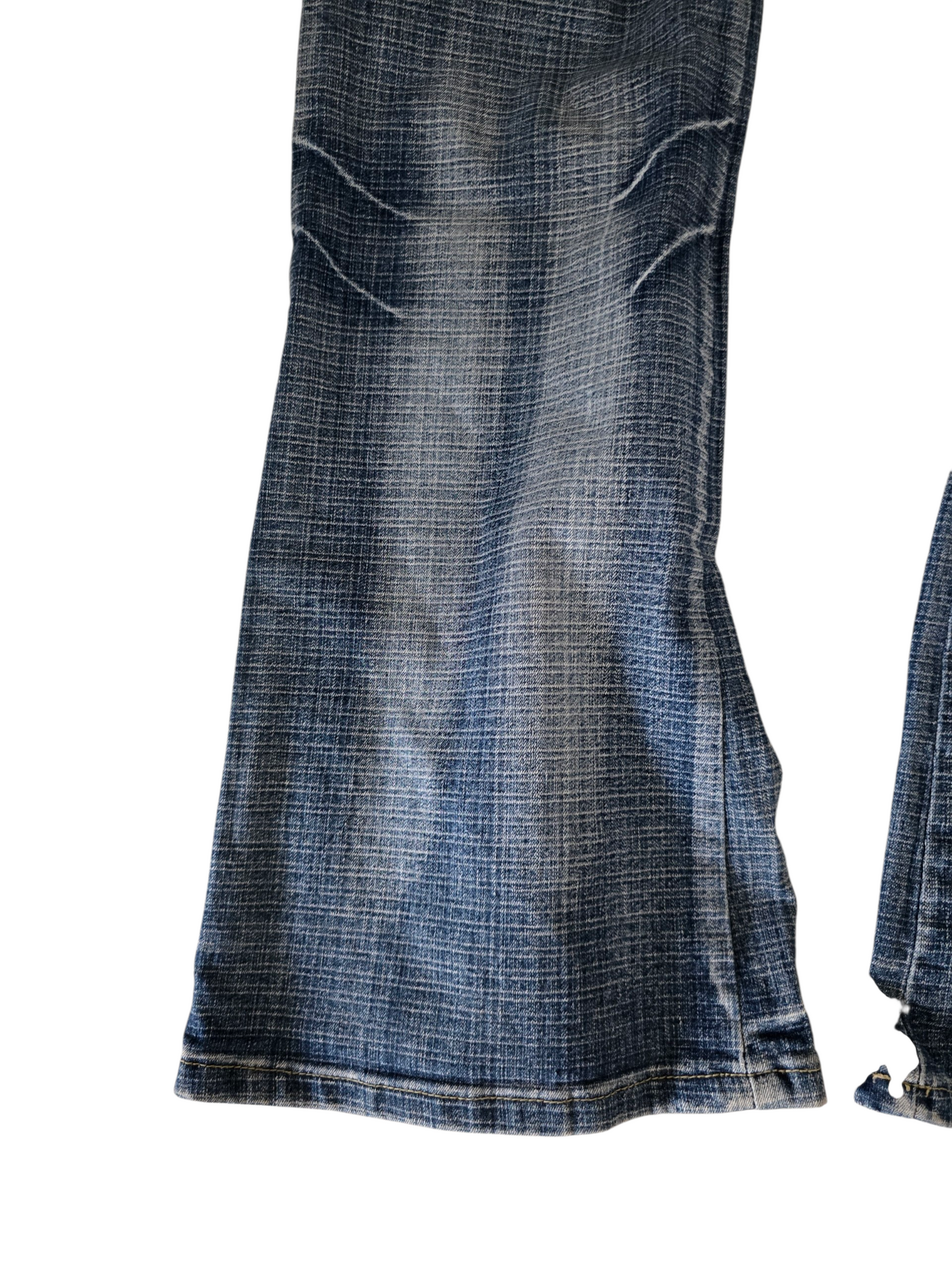 2000s vintage bootcut low waist denim pants - zimfriperie