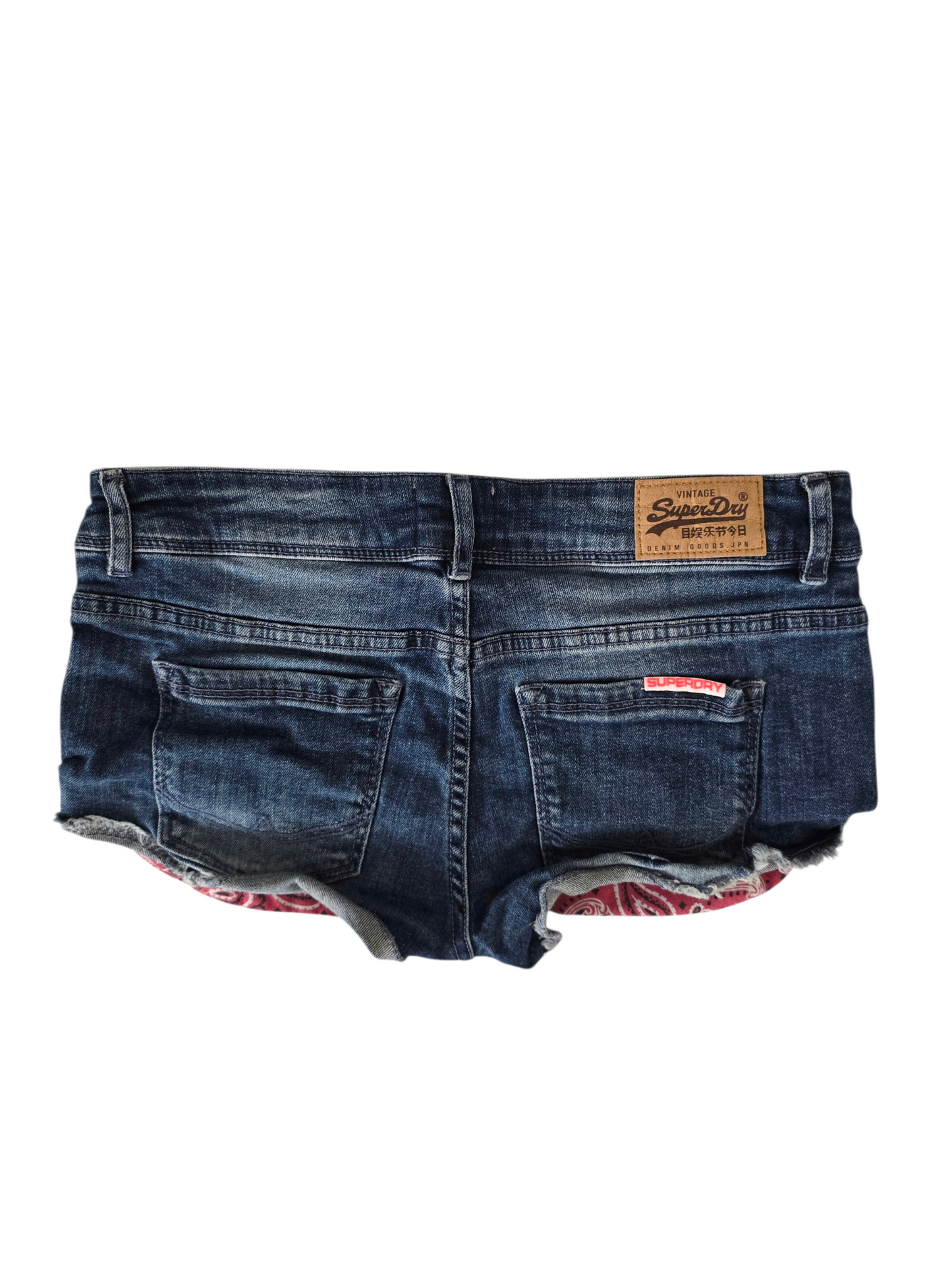 2009s vintage low waist indie denim short - zimfriperie