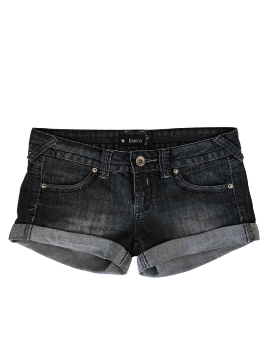 2000s vintage low waist denim short