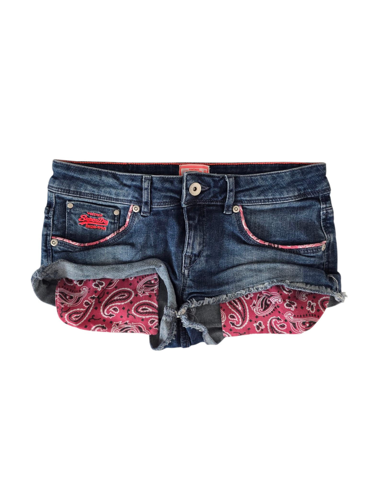 2009s vintage low waist indie denim short - zimfriperie