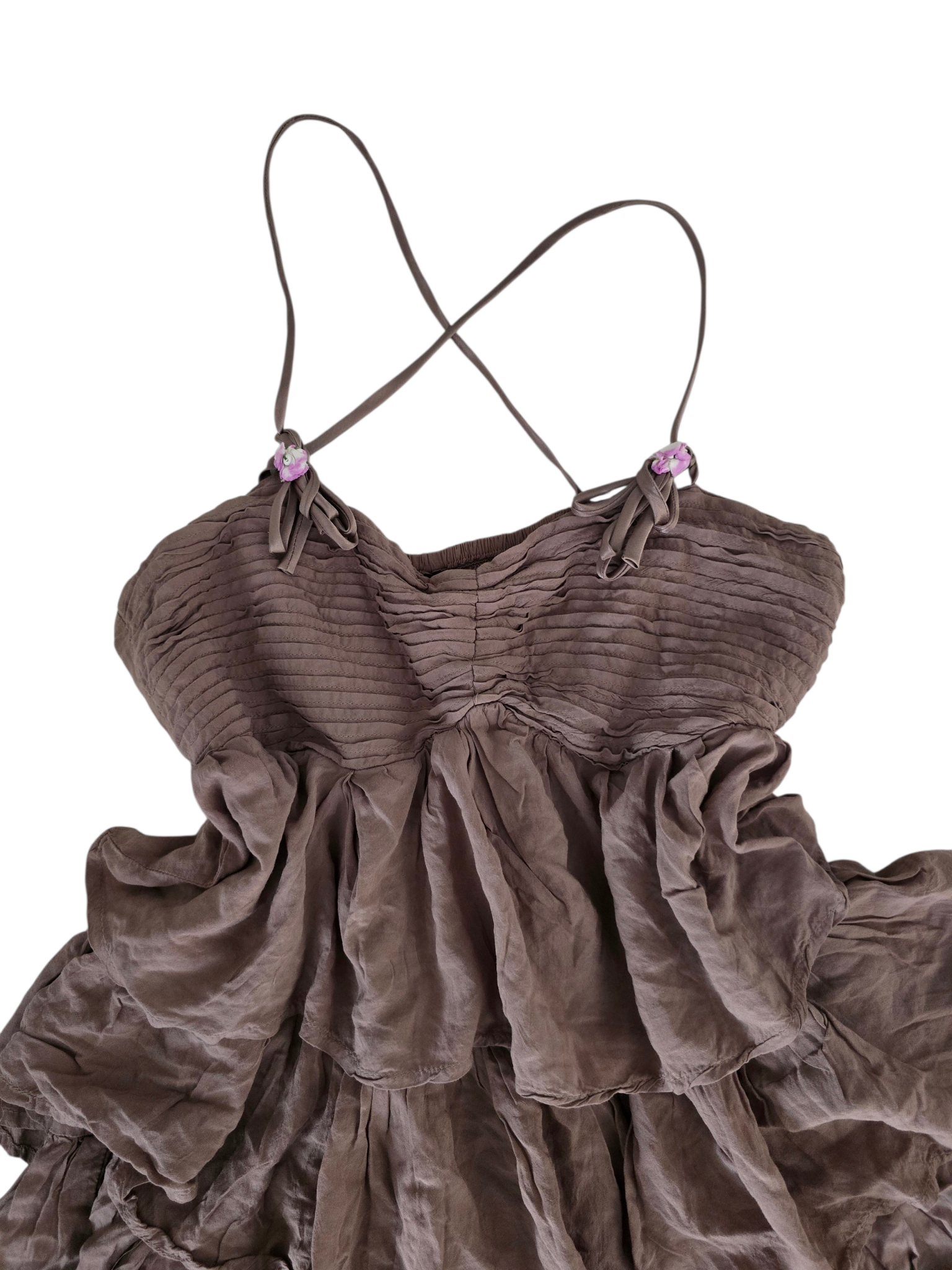 2000s vintage fairy doll ruffle dress - zimfriperie