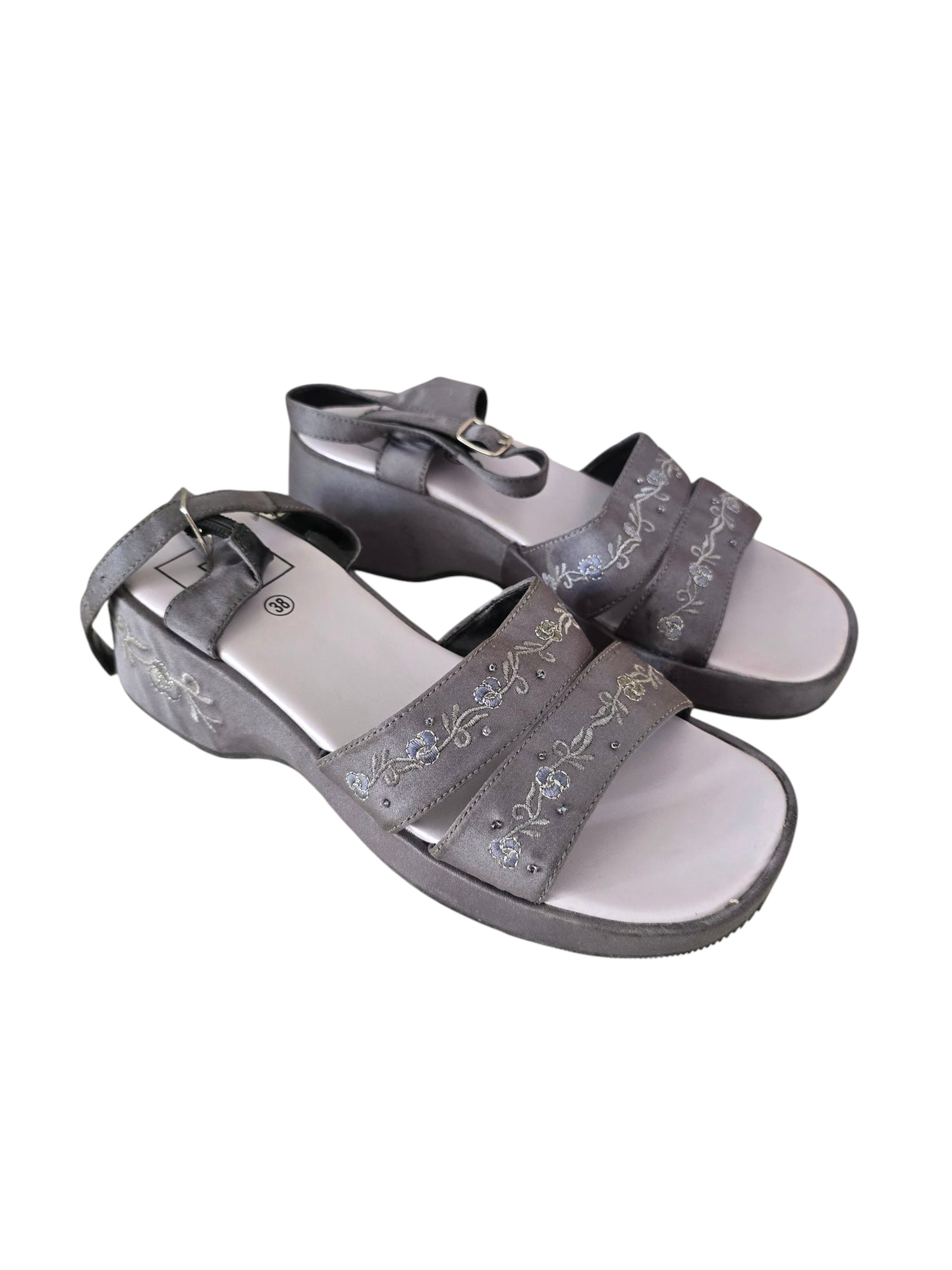 90s vintage platform fairy sandals