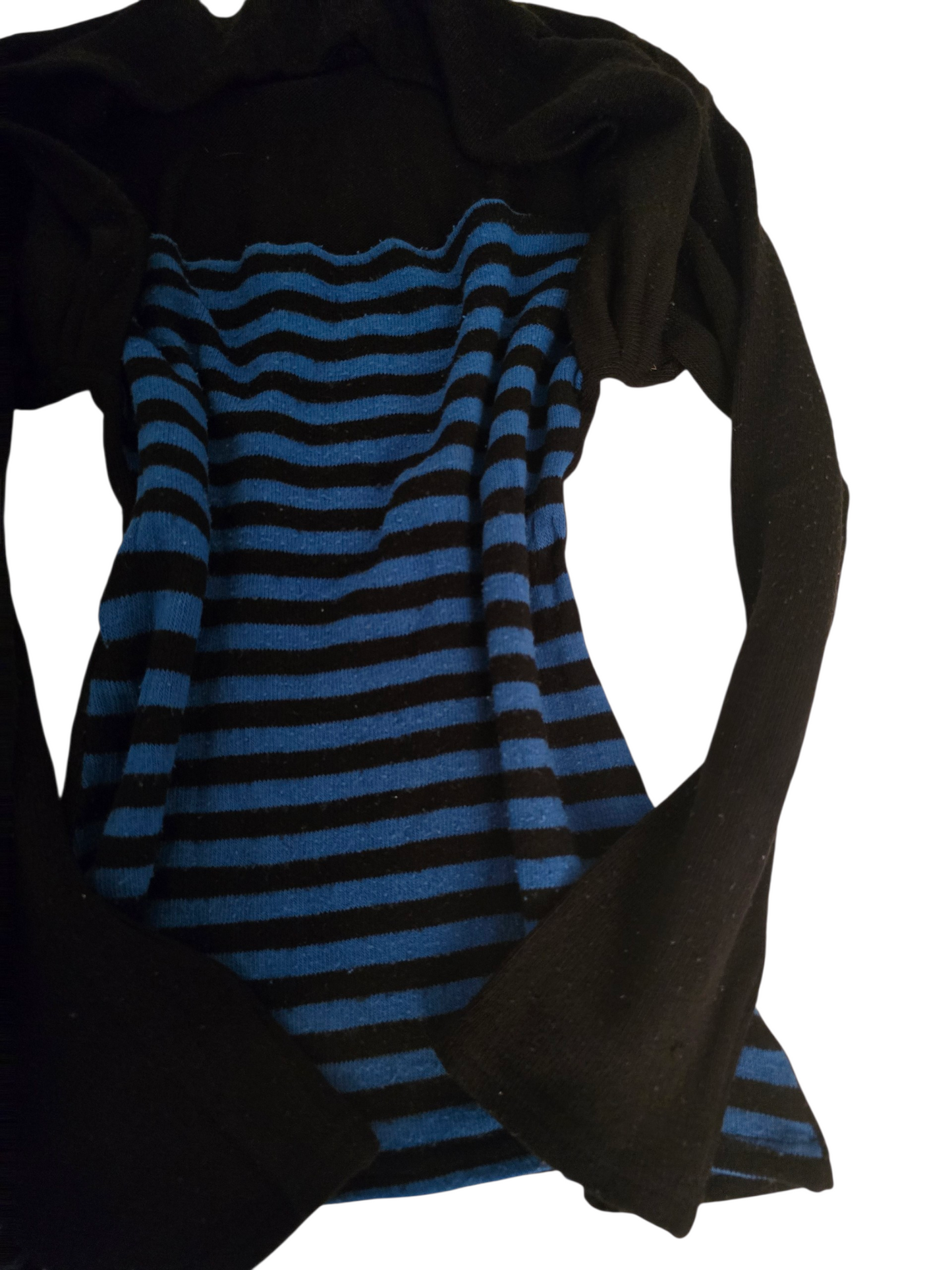 2000s vintage striped softgrunge emo sweater - zimfriperie