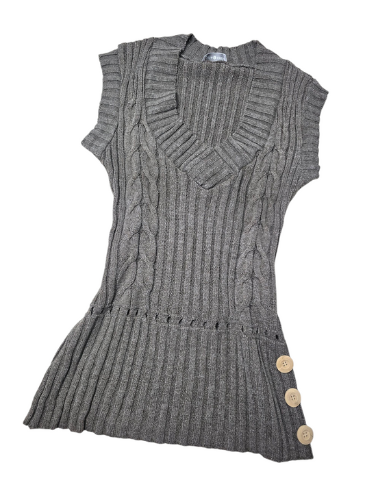 00s vintage downtown girl ribbed sleeveless sweater