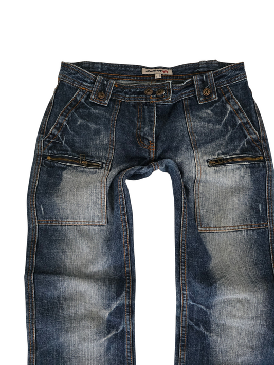 2000s vintage bootcut low rise jean - zimfriperie