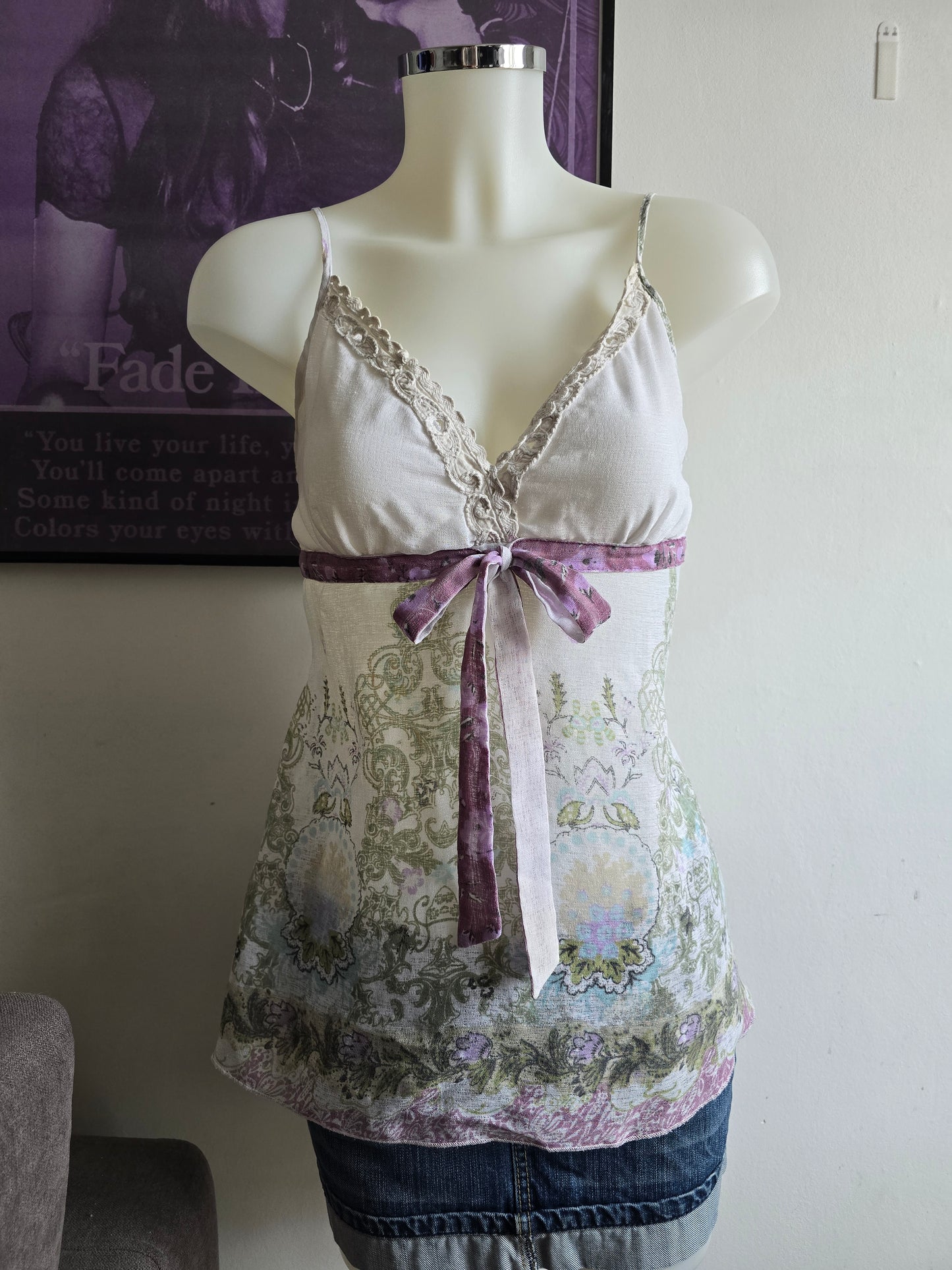 2000s vintage fairy coquette babydoll top