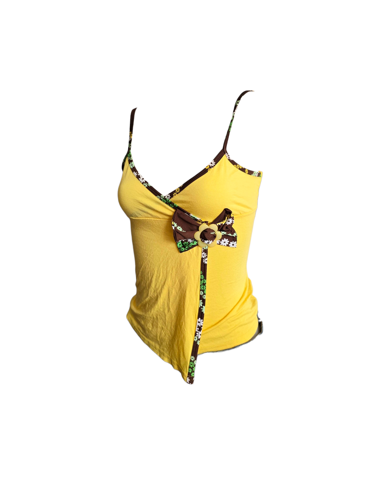 2000s vintage fairy yellow babydoll top - zimfriperie
