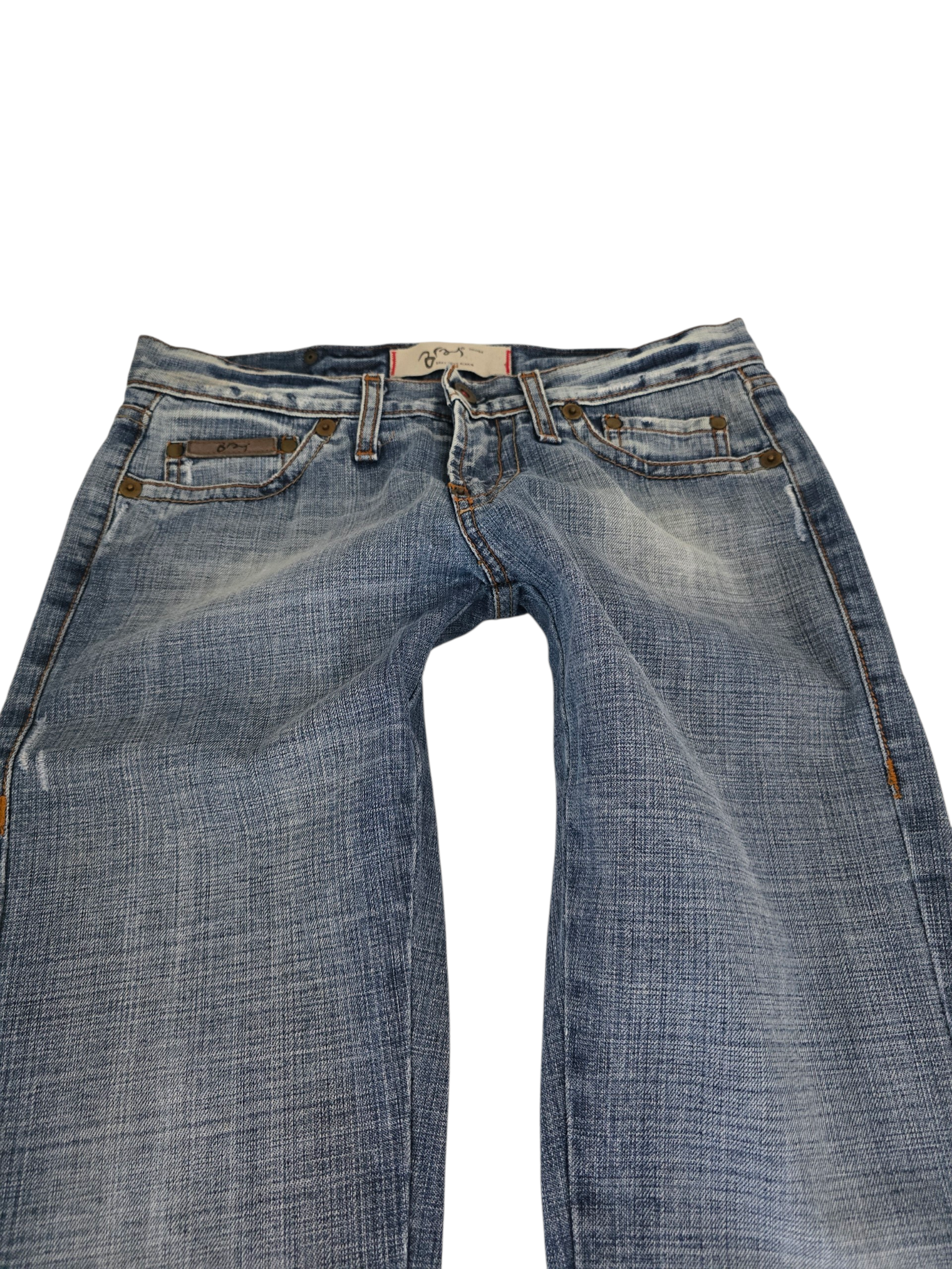 2000s vintage bootcut low waist denim pants - zimfriperie