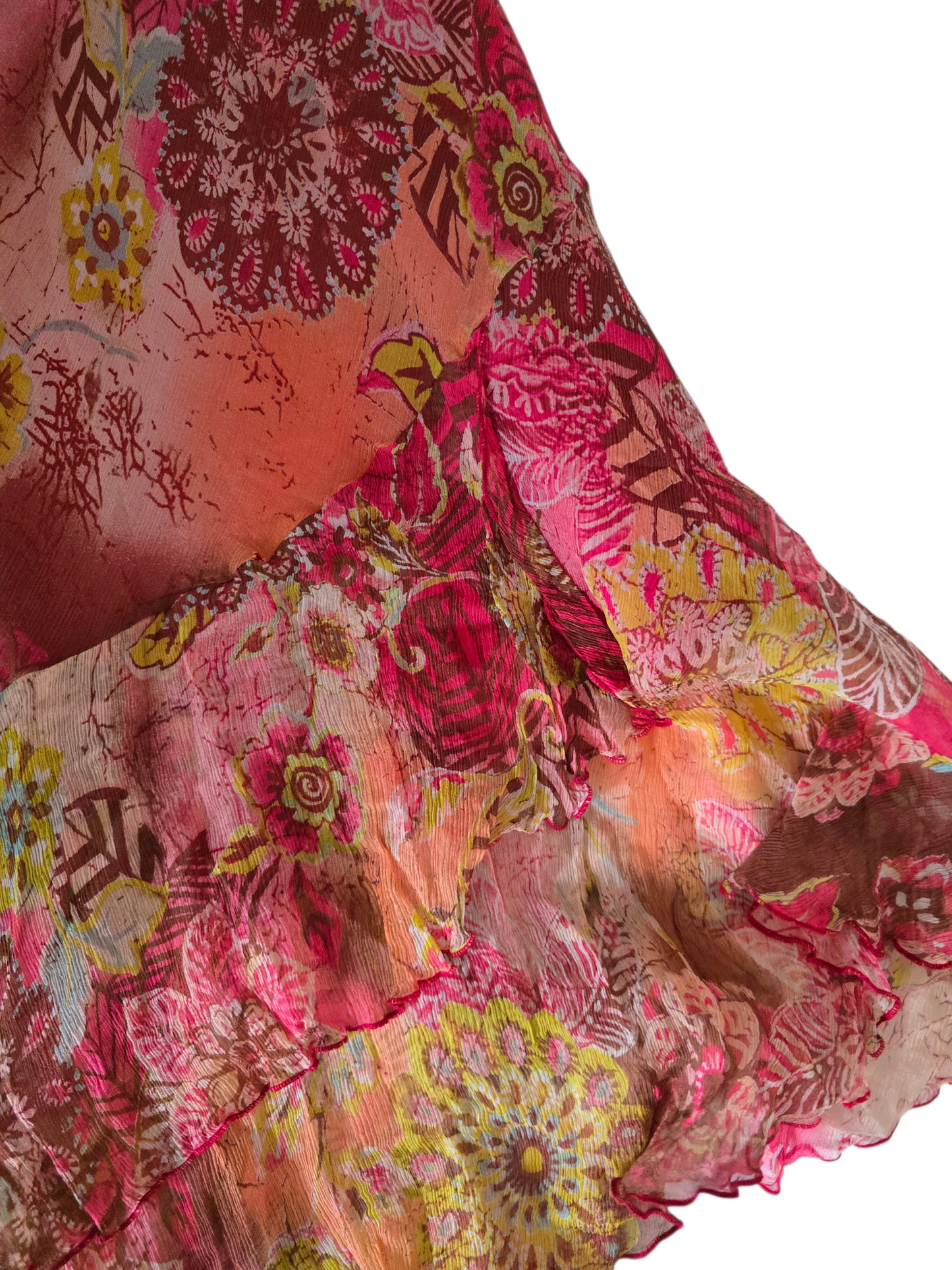 2000s vintage whimsical fairy babydoll ruffled dress