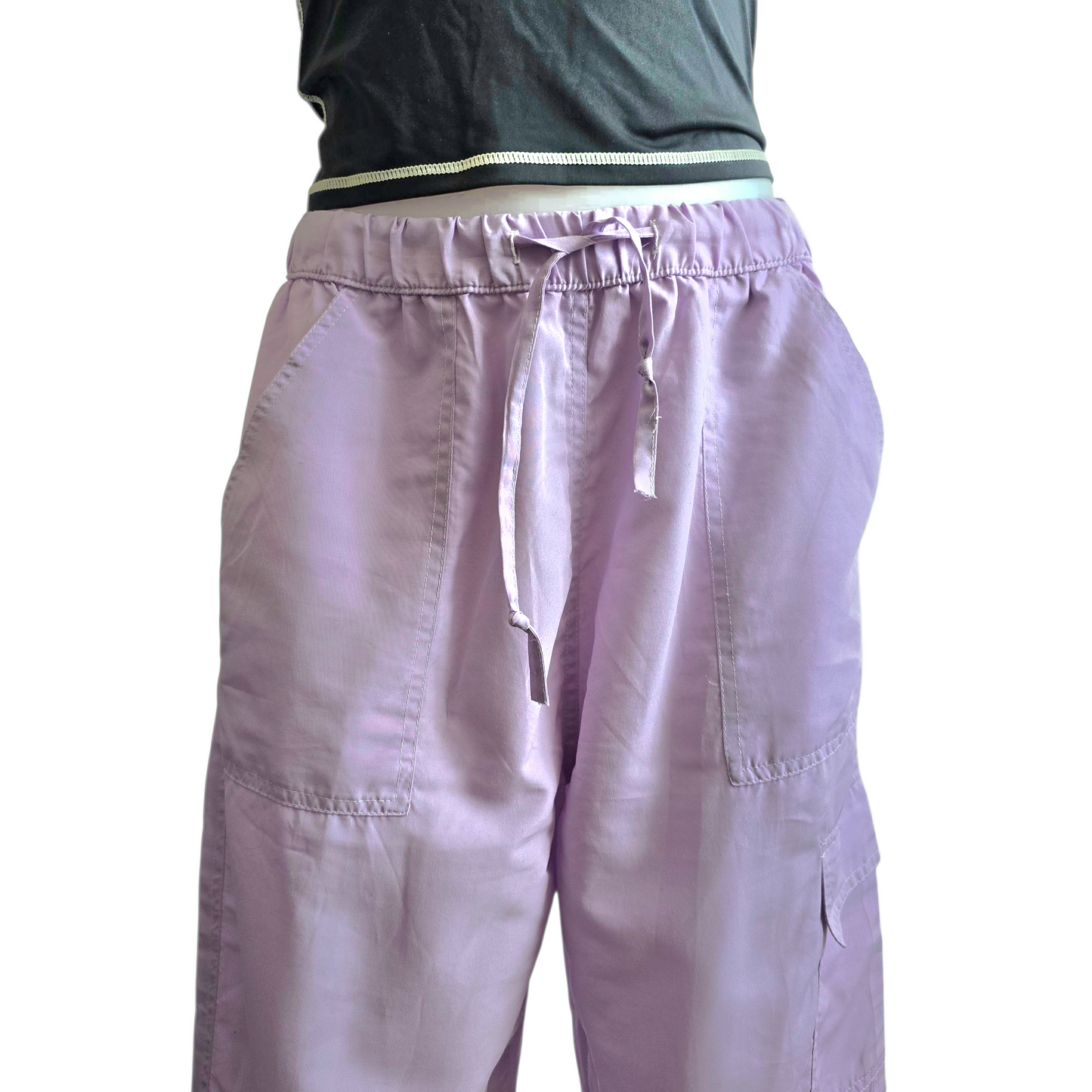 90s vintage beachwear capri pants