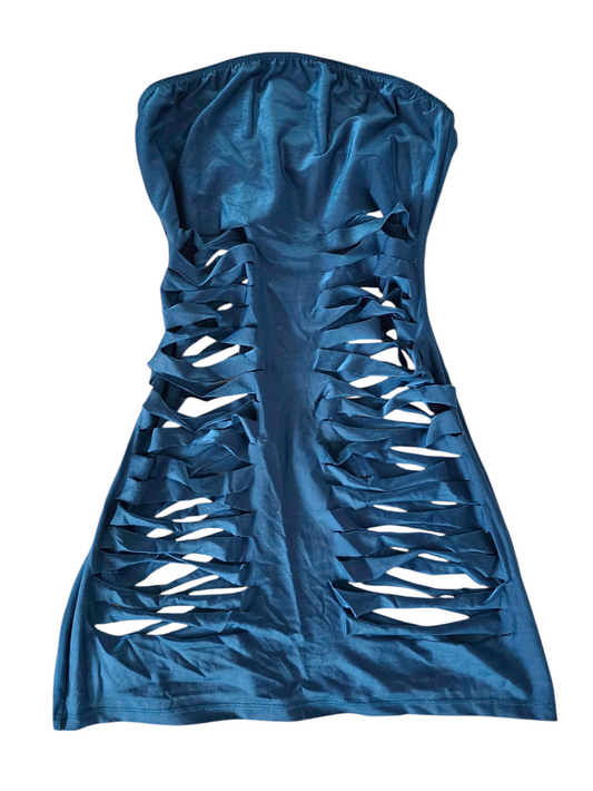 Top y2k 00s vintage 2010 indiesleaze bustier stripper indie sleaze 