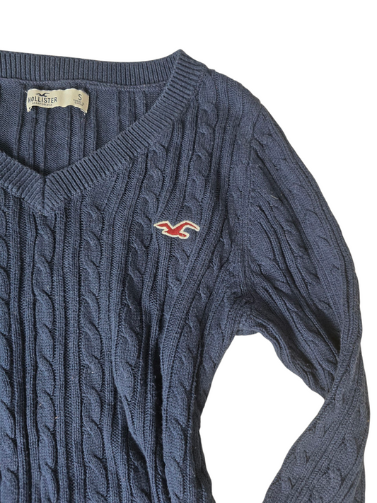 Hollister flirty preppy ribbed sweater