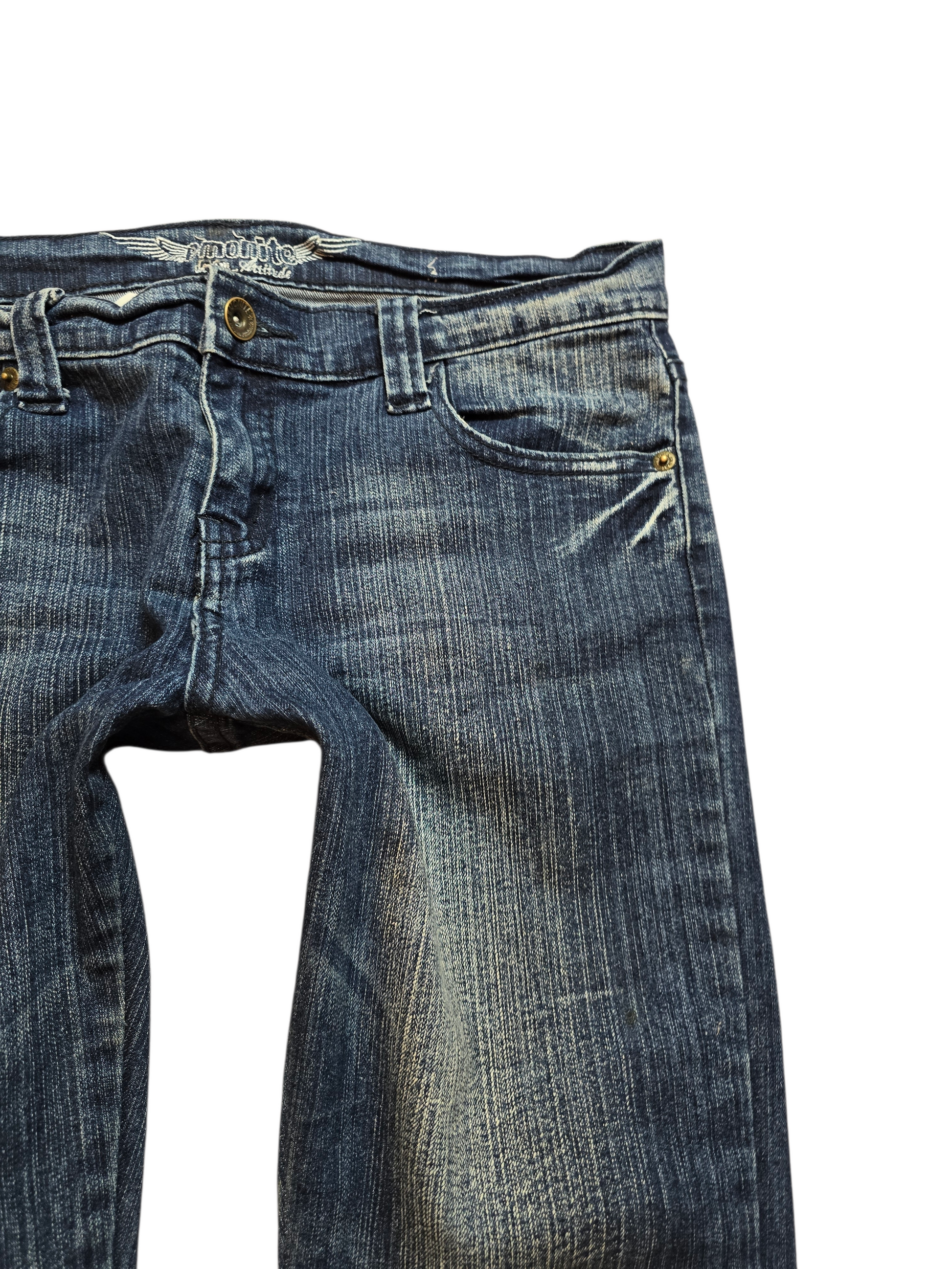 00s vintage denim bootcut pants - zimfriperie