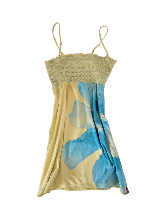 Tropical vintage 2000s top hibiscus 
