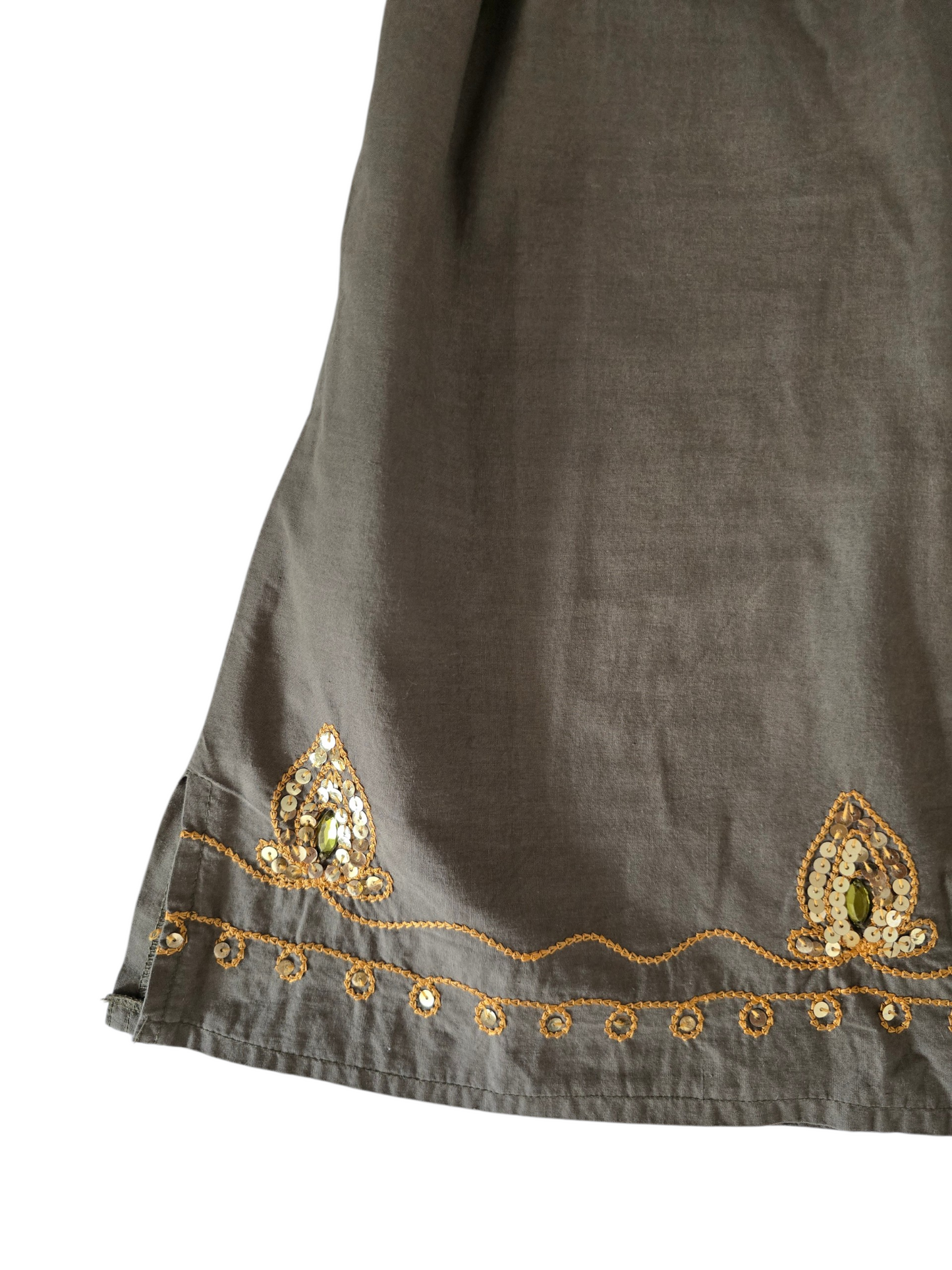 2000s vintage fairy boho sequins babydoll top