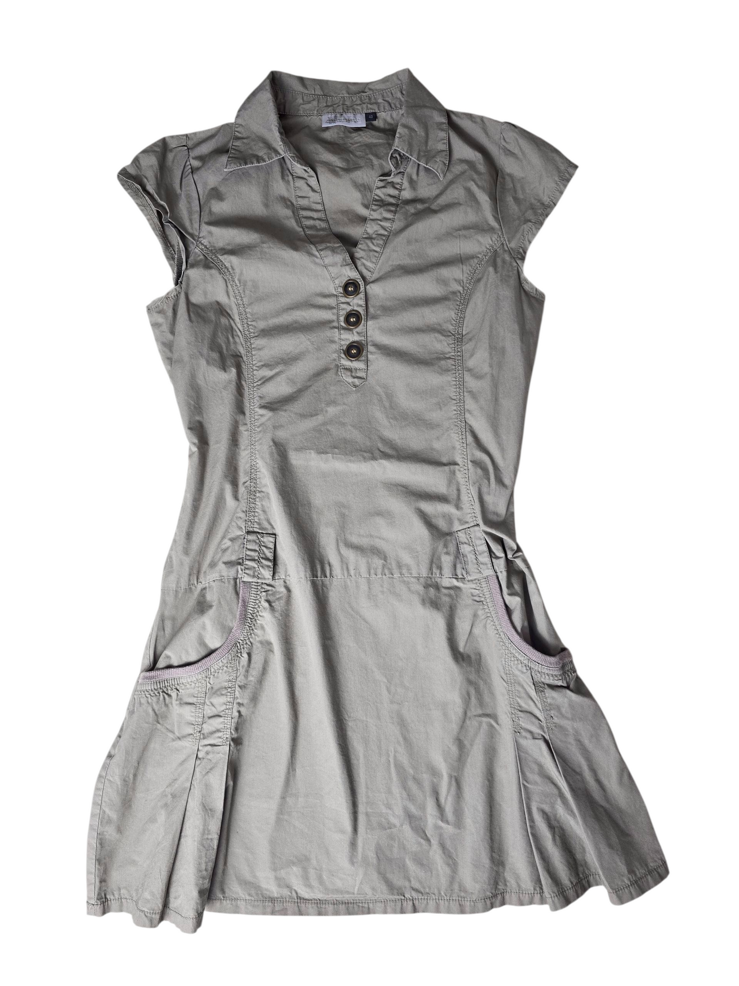 00s vintage office softgrunge shirt dress