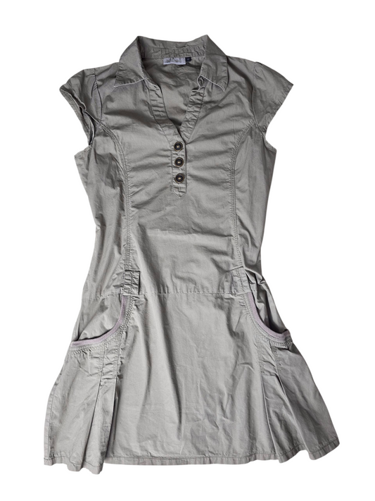 00s vintage office softgrunge shirt dress