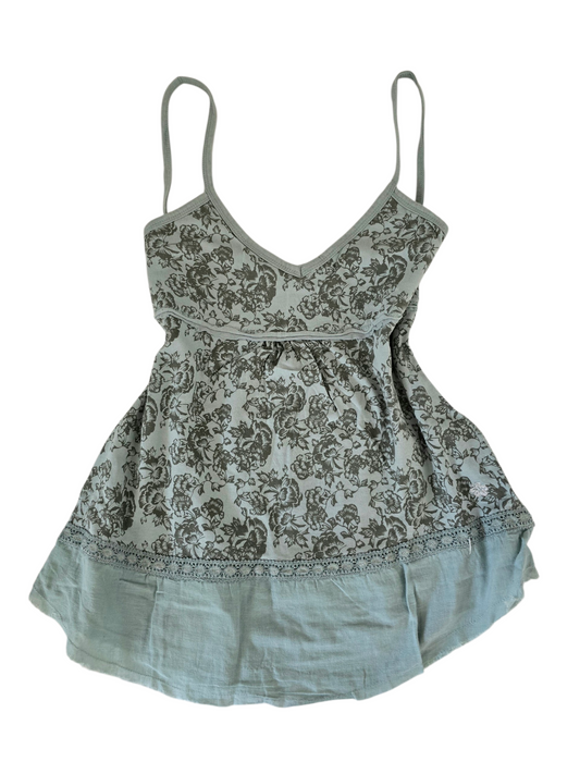 2000s vintage whimsy coquette babydoll top