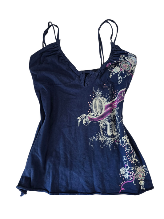 2000s vintage bro hoe bleached babydoll top