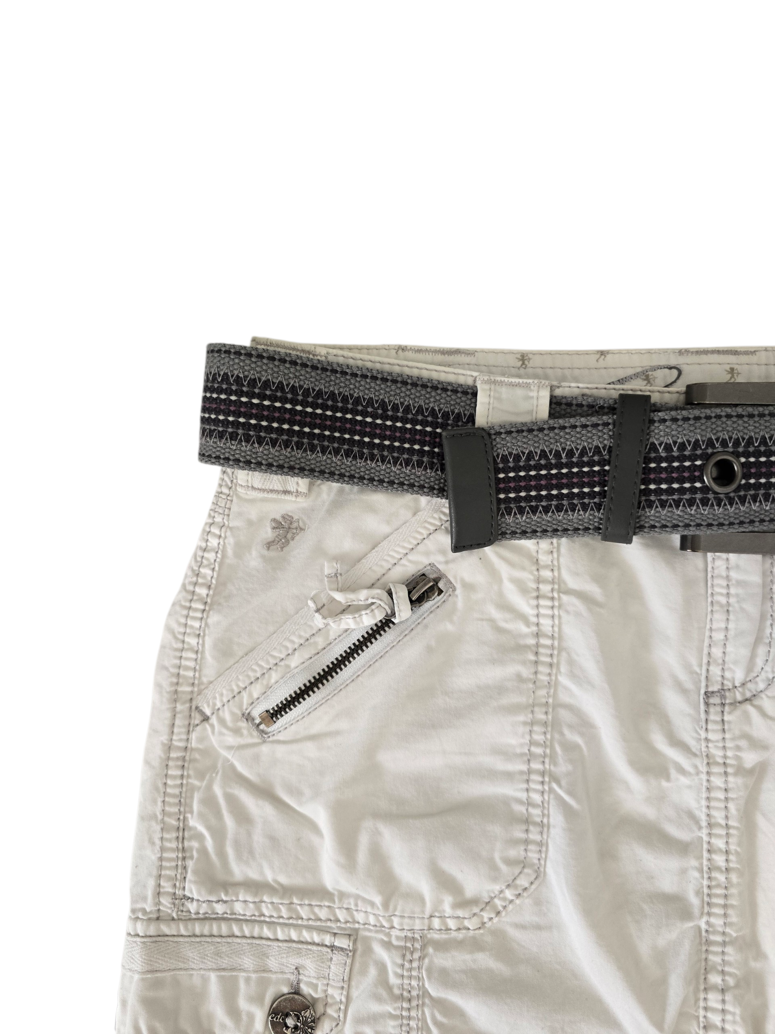 2000s vintage cargo low waist mini skirt - zimfriperie