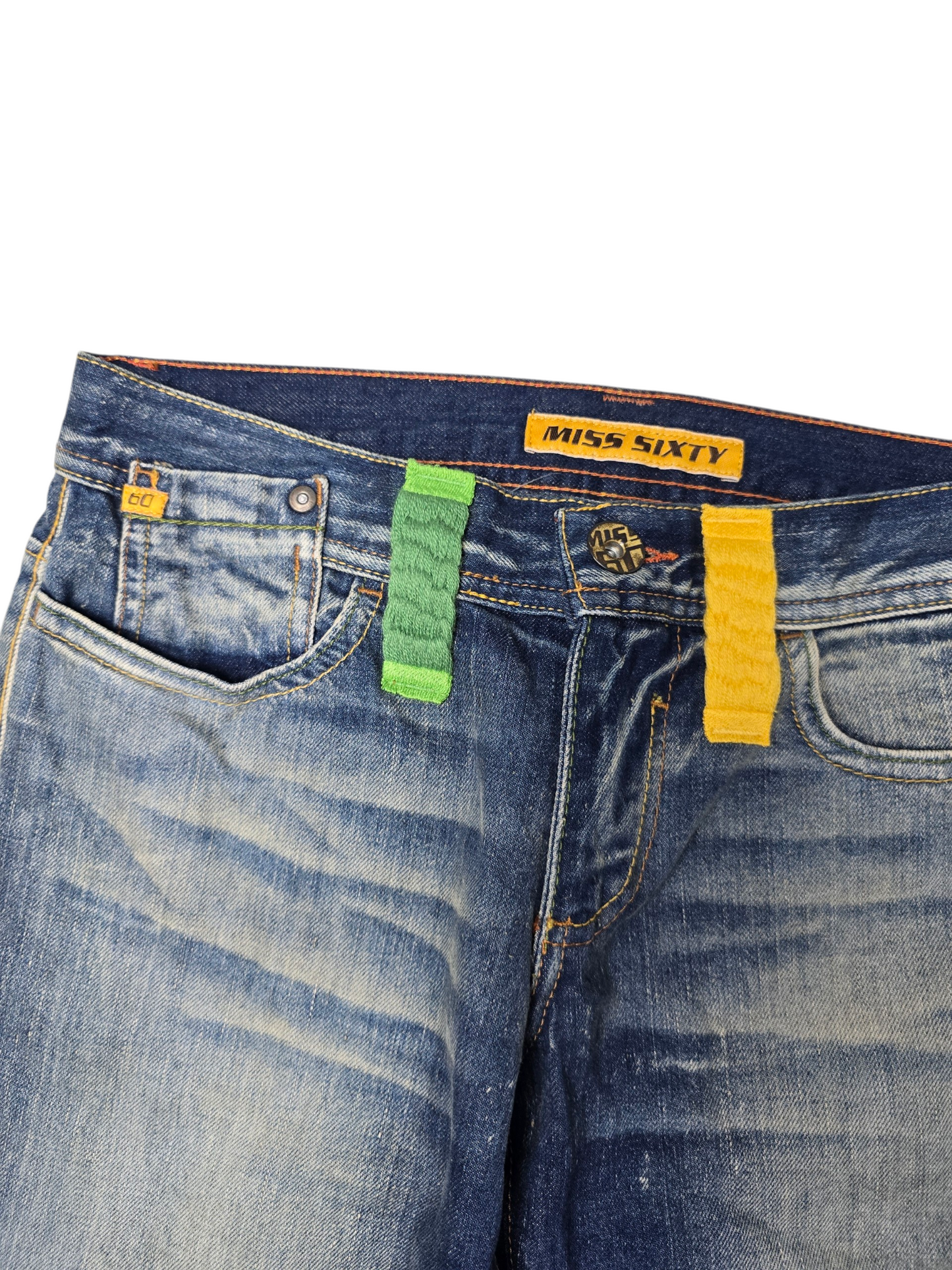 2000s vintage Miss Sixty denim capri
