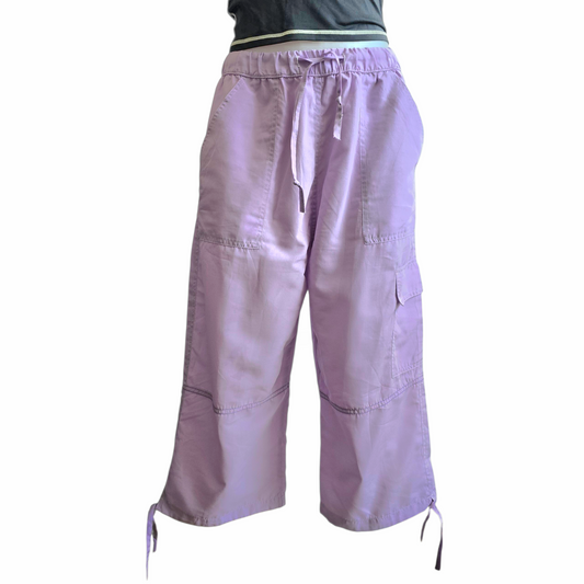 90s vintage beachwear capri pants