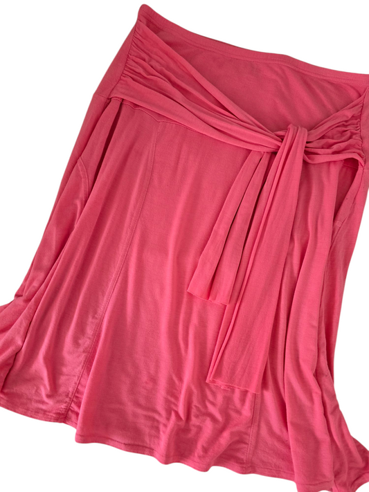 Y2k vintage flirty asymmetric skirt