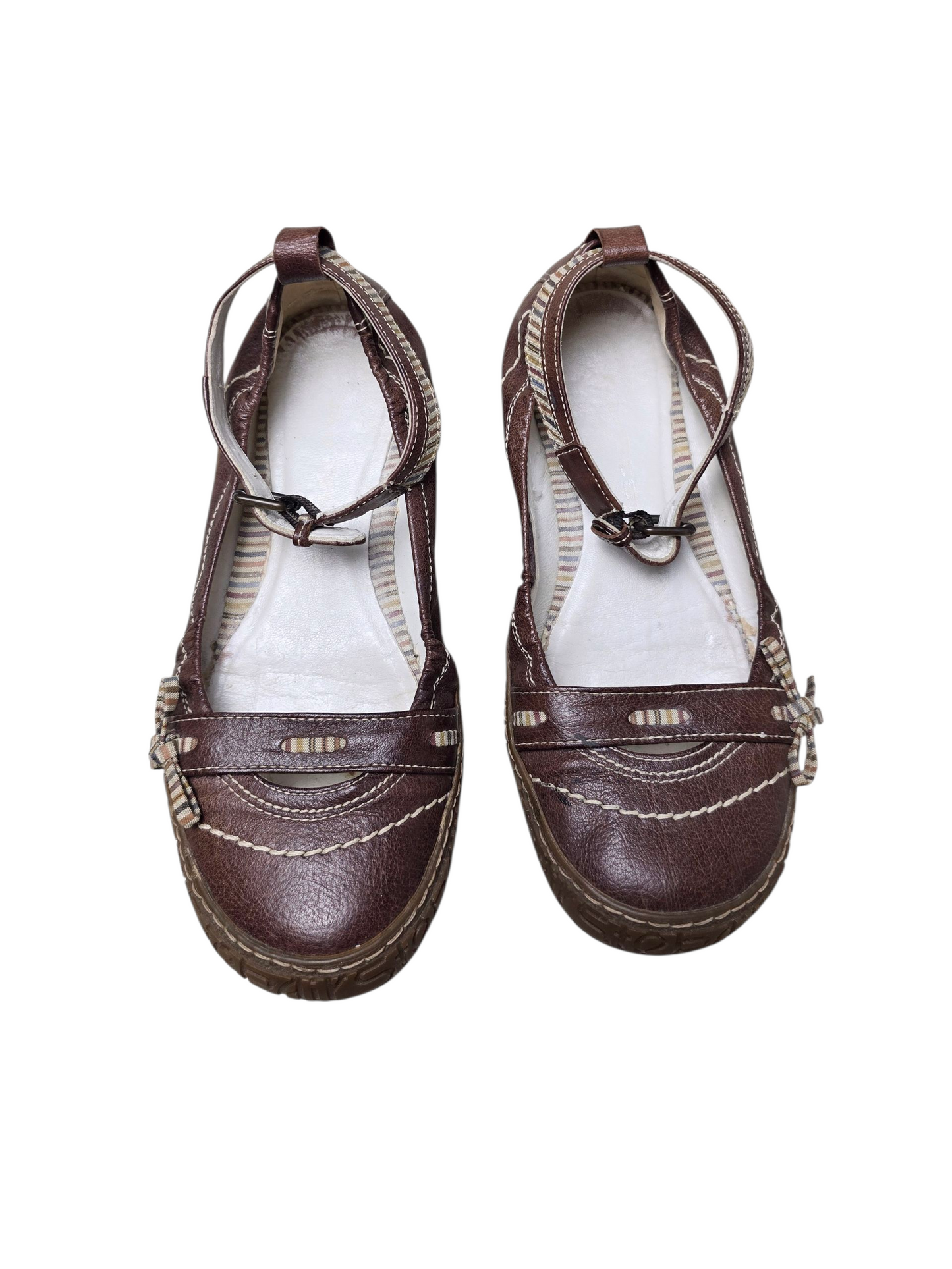 00s vintage coquette ballet flats shoes