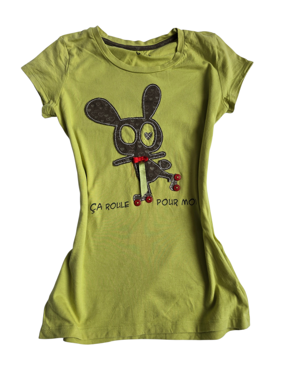 2000s vintage whimsy twee green top
