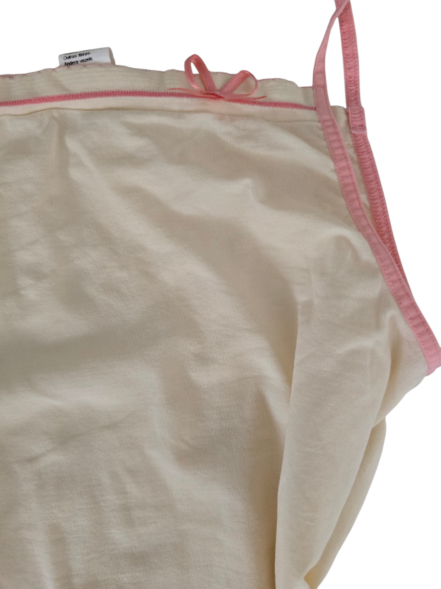 2000s vintage activewear bleached fitted pink top