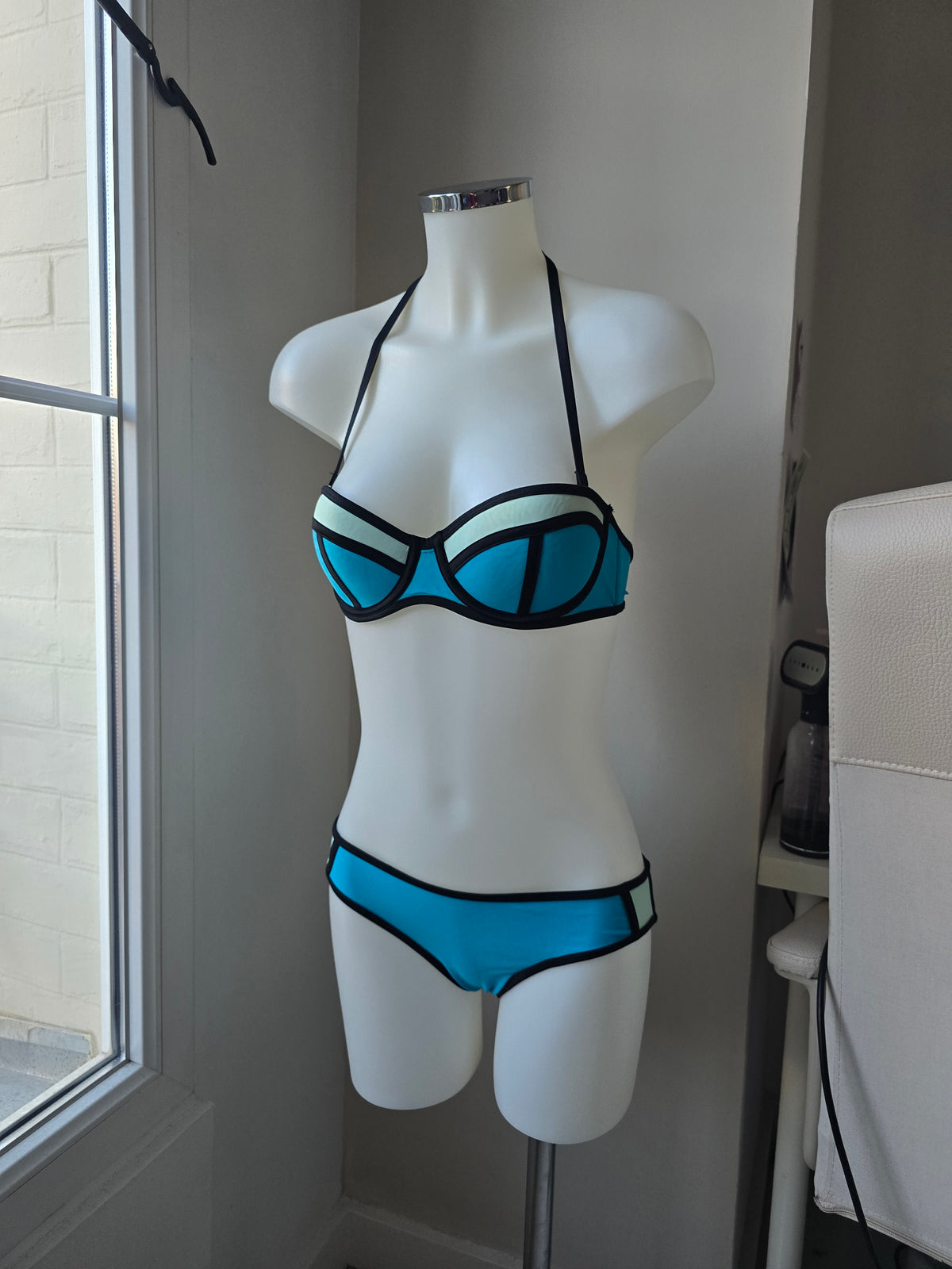2010s swag bandage geometric bikini