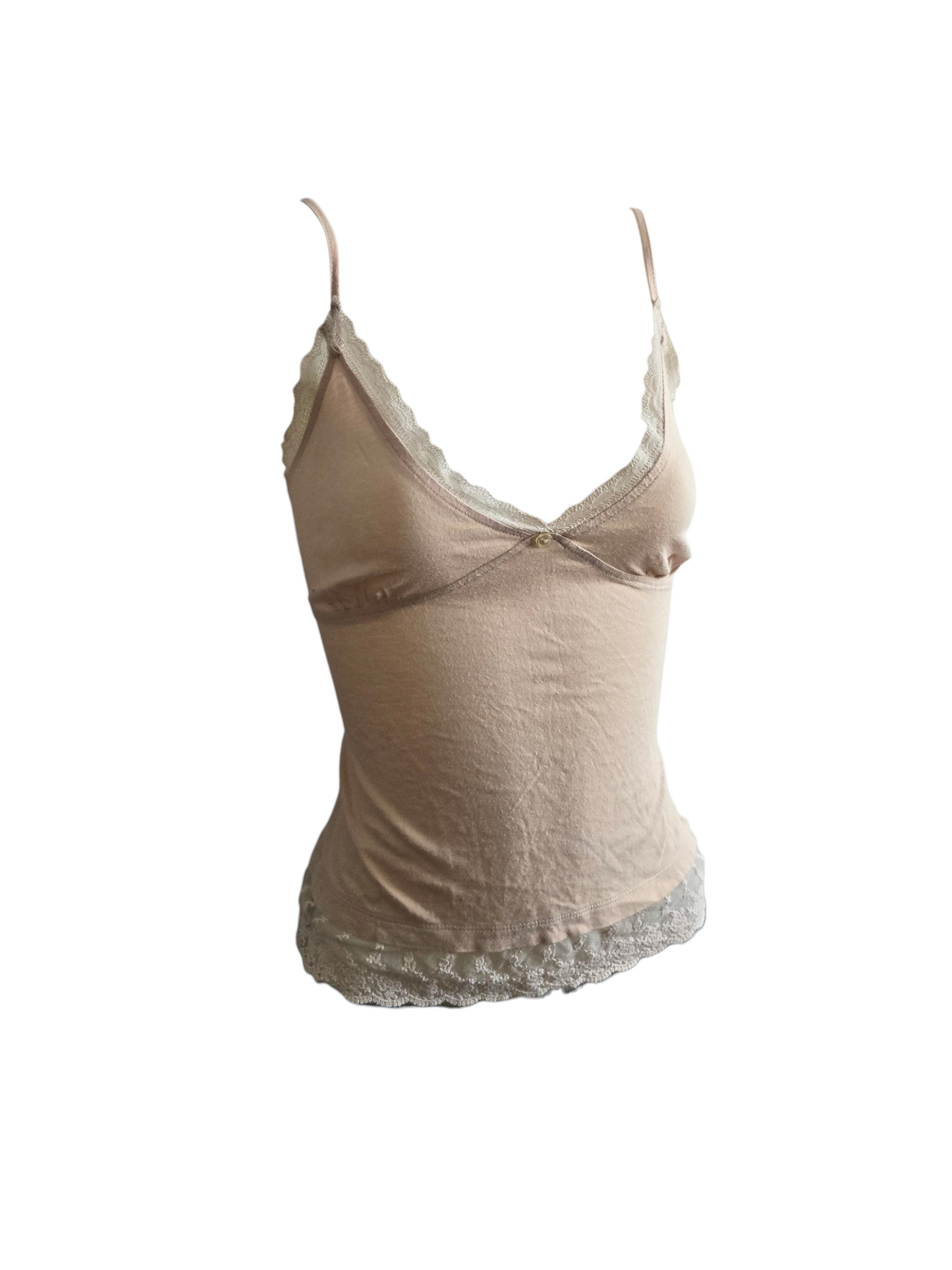 2000s vintage coquette babydoll pink top - zimfriperie