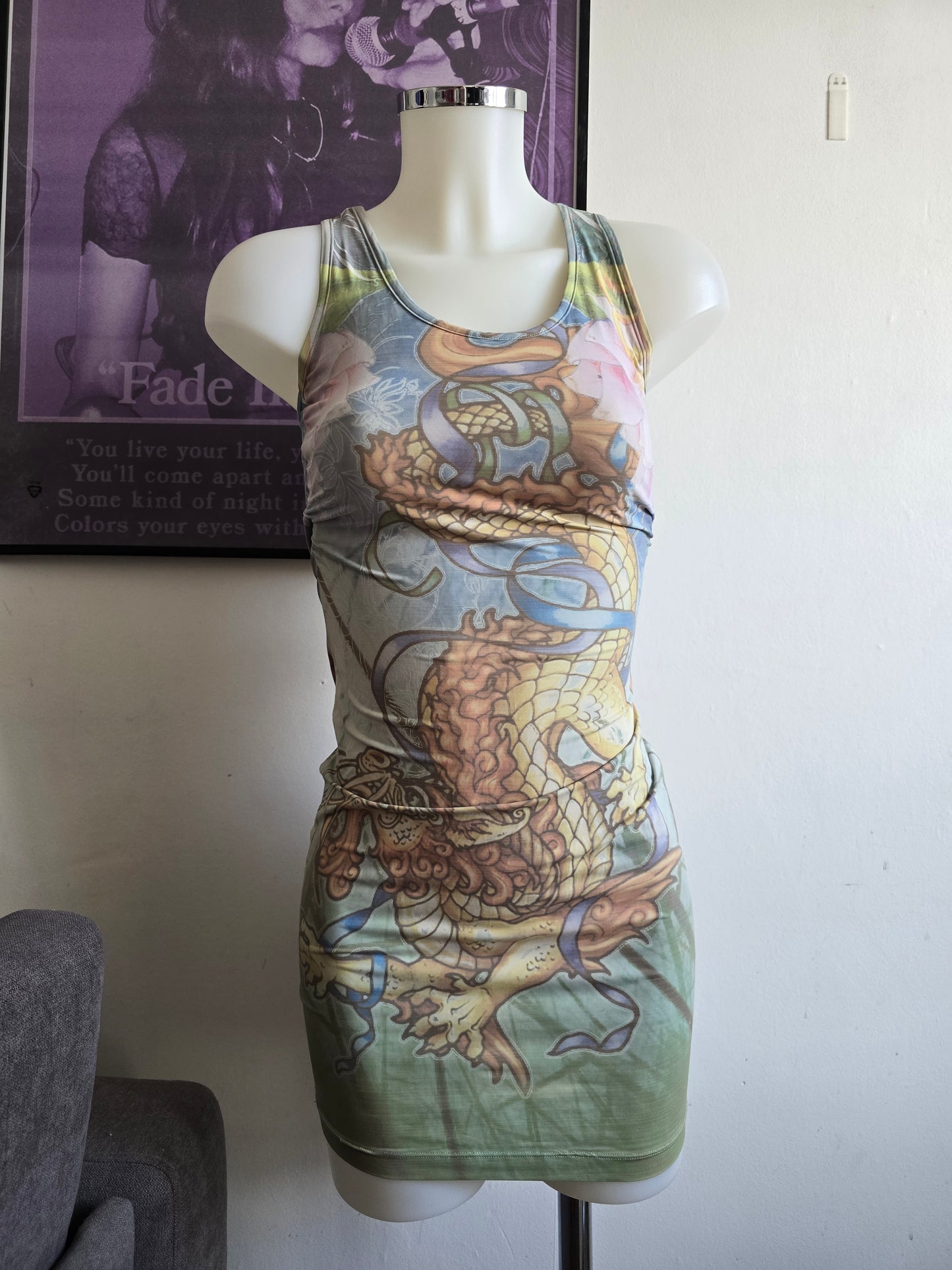2000s vintage fitted bro hoe dress