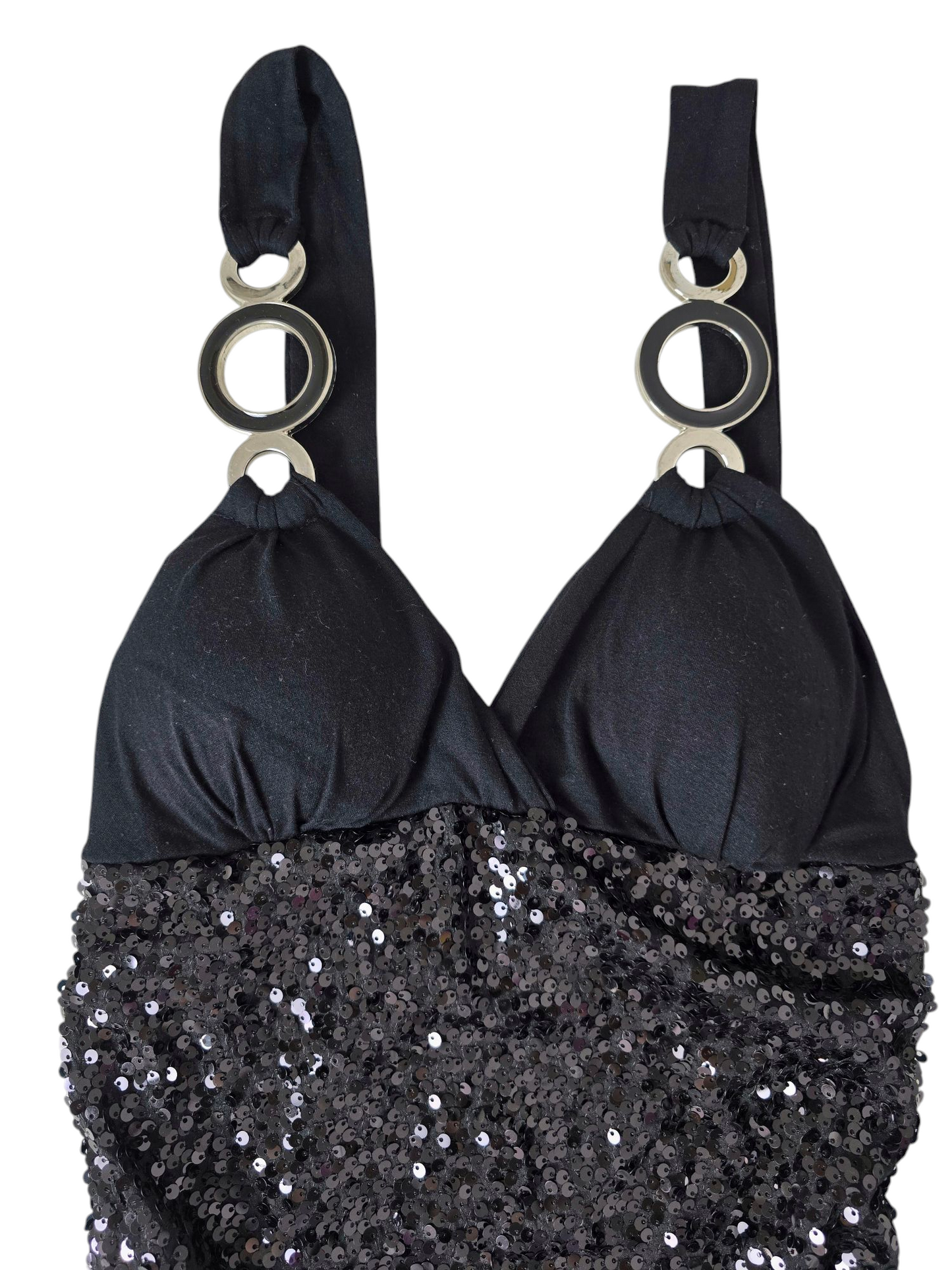 Y2k vintage mcbling sequin top