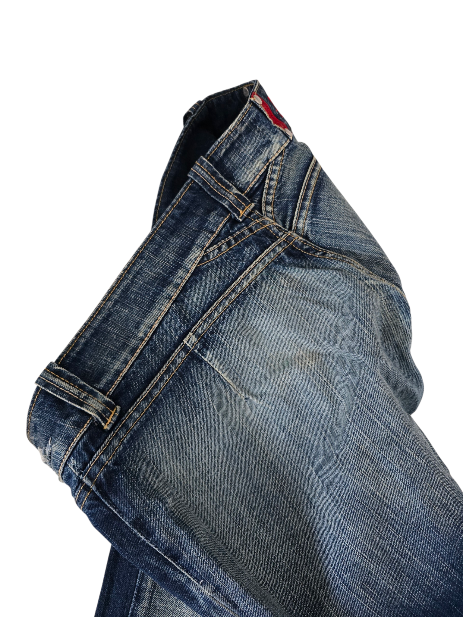 2000s vintage bootcut low waist denim pants - zimfriperie