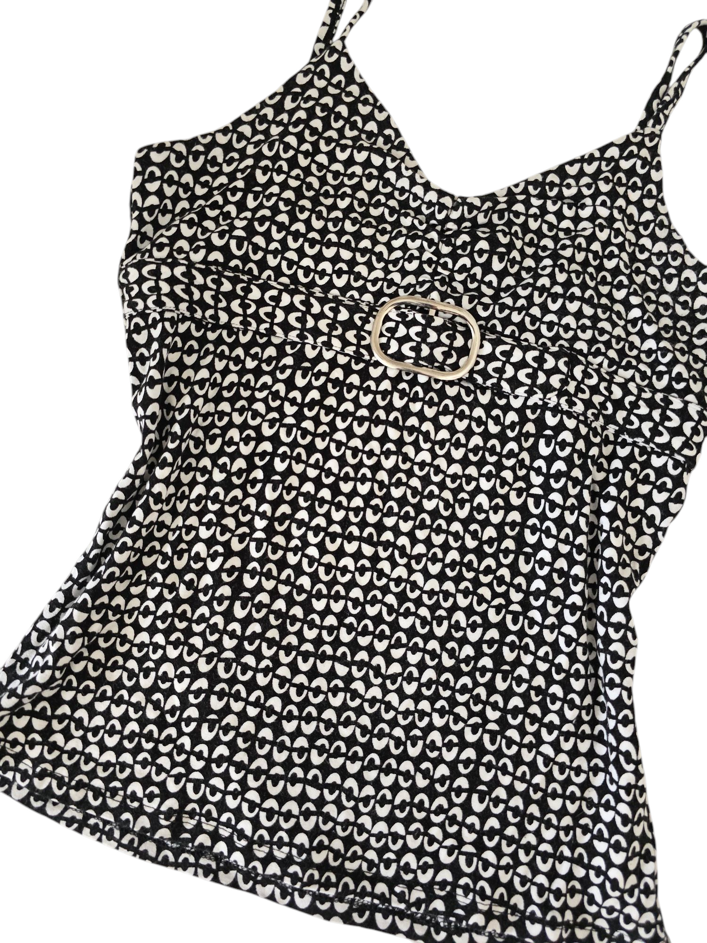 Y2k vintage mcbling printed top