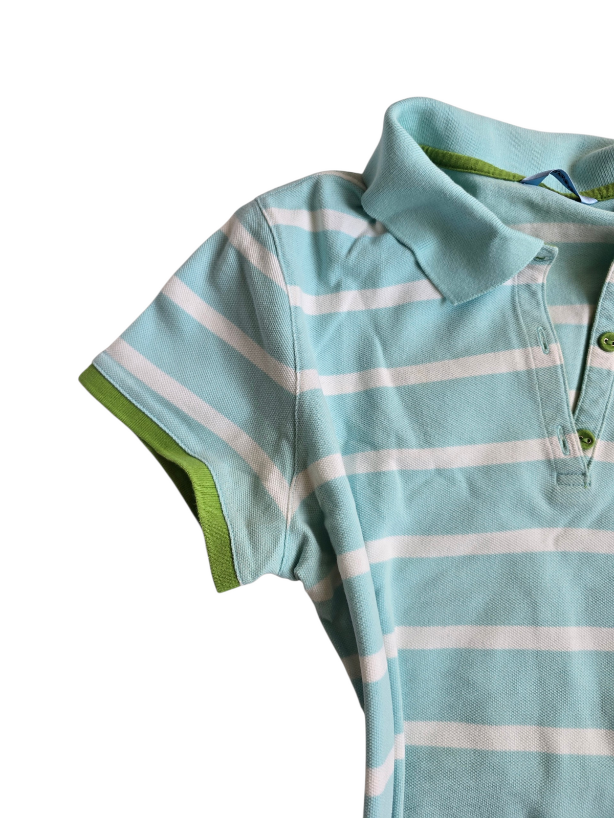 2000s vintage swag striped blue shirt