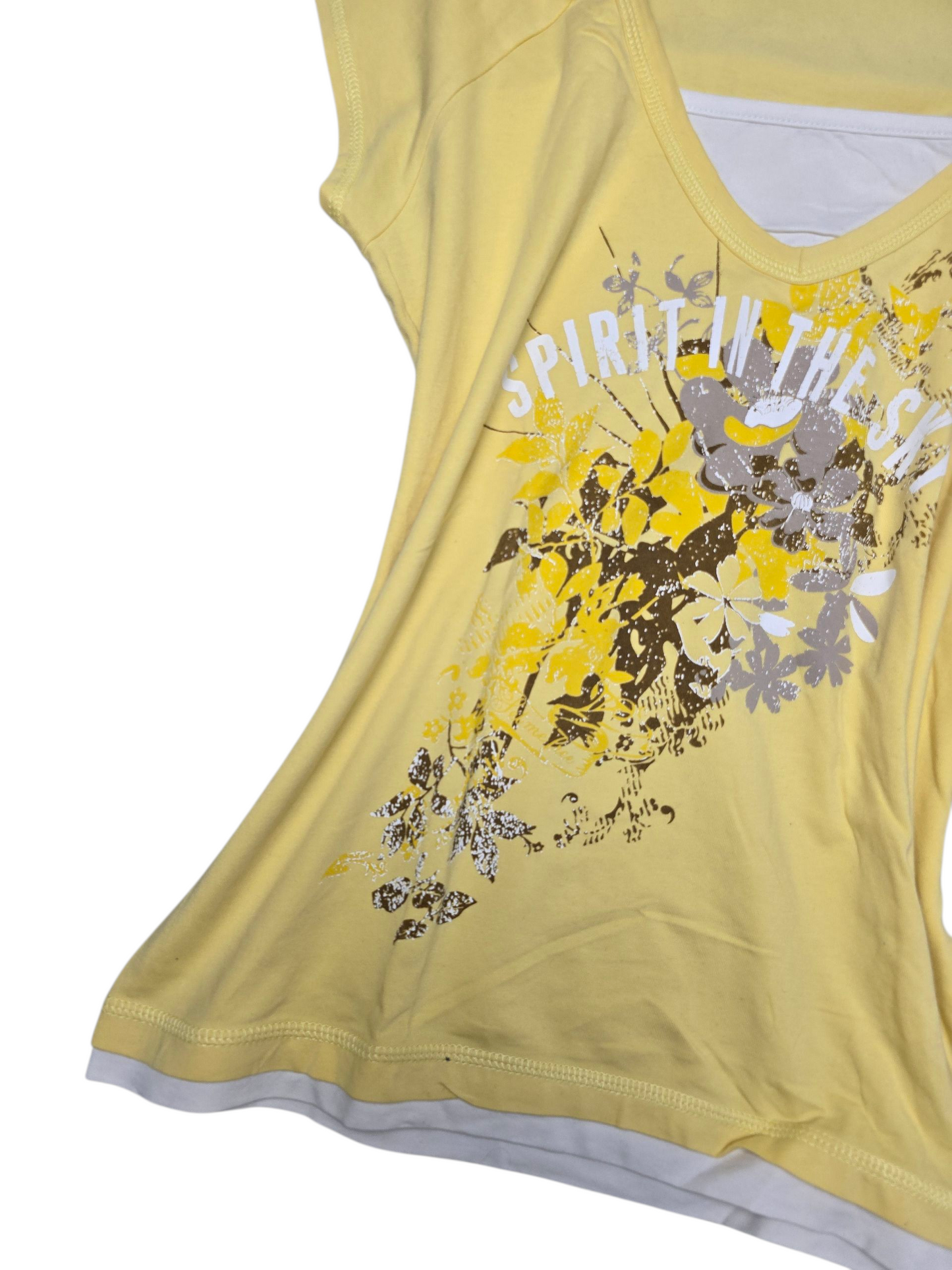 00s vintage softgrunge printed graphic top