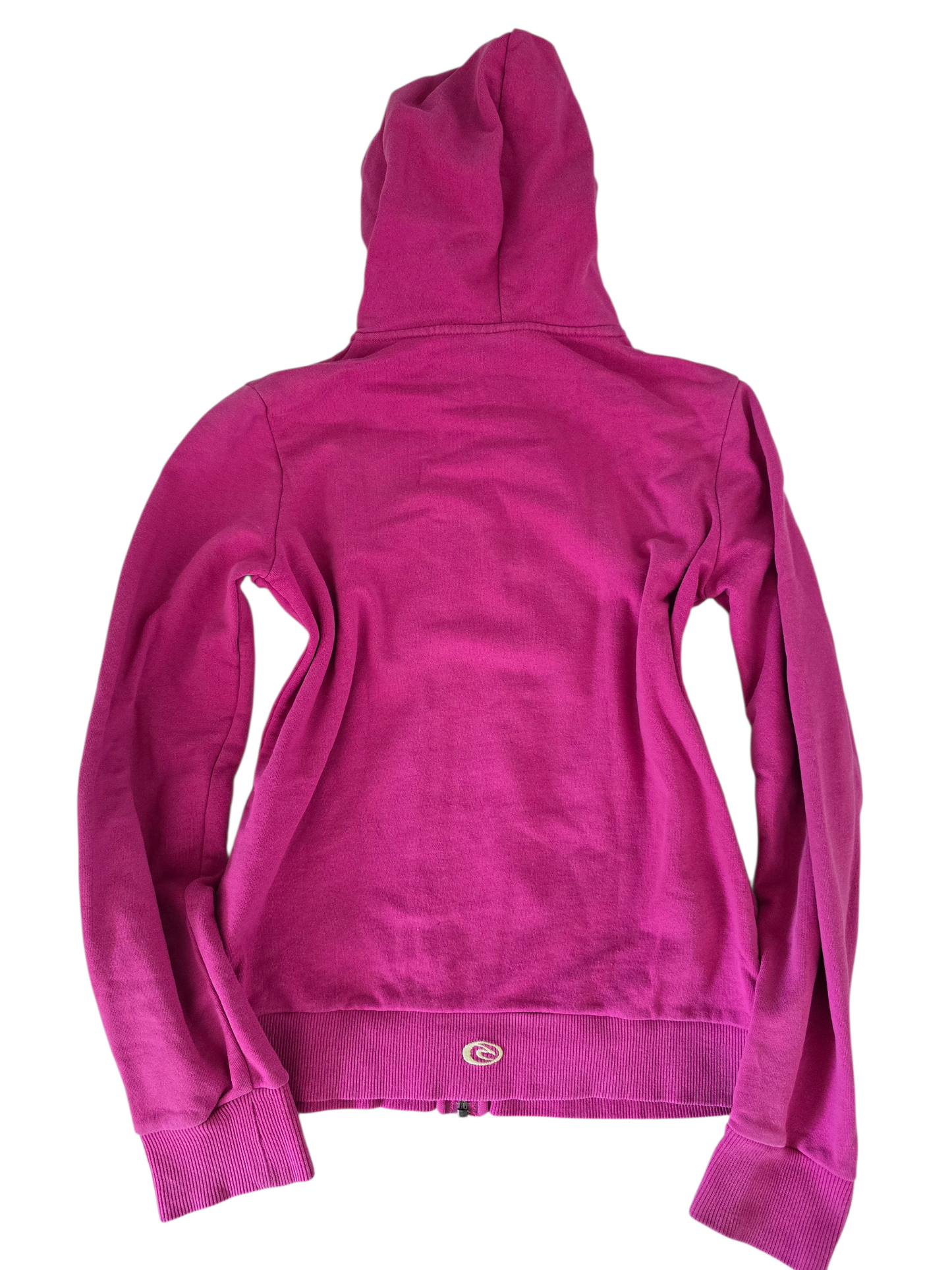 2000s vintage bro hoe bleached pink zip sweater
